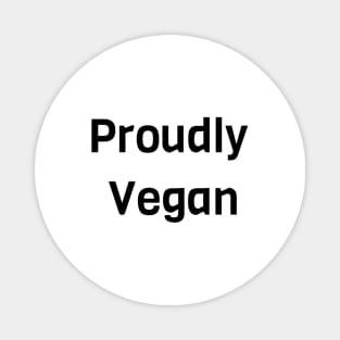 Proudly Vegan Magnet